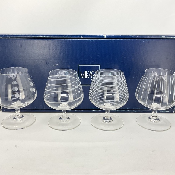 Mikasa Cheers Brandy Glasses Set of 4 - Picture 3 of 11